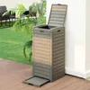 GOPLUS Mülltonnenbox 118 L, Mülleimer mit Klappdeckel & Produktbild-Vorschau 2