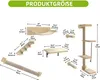 BALCONERA Kletterwand Katzen 7Pcs Set, Katzen-Wandmöbel aus Produktbild-Vorschau 7