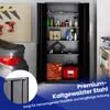 COSTWAY Zamykana szafka na dokumenty, 180 cm metalowa Podgląd zdjęcia produktu 6