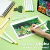 Kunstmarker, doppelte Spitzen, nachfüllbare Tinte, Feine Produktbild-Vorschau 3