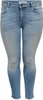 Only CARWILLY REG SK ANK DNM REA1467 NOO Light Blue Denim Produktbild-Vorschau 6