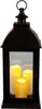 BURI XXL Lanterne Vintage noire avec 3 bougies LED effet Voir les images du produit 6