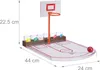 Relaxdays Basketball Trinkspiel, lustig, 6 Glas Shotgläser, Produktbild-Vorschau 4