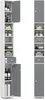 Mobile bagno alto, 20 x 20 x 180 cm, mobile bagno stretto Anteprima dell’immagine prodotto 1