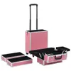 vidaXL Kosmetické pouzdro Aluminium Pink Náhled obrázku produktu 4
