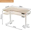 Hilodesk 150 cm psací stůl ve tvaru L, Výškově nastavitelný Náhled obrázku produktu 7