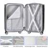 Mulisoft Gepäcksets 4 Teilig Kofferset mit Beautycase ABS Produktbild-Vorschau 7
