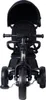 Front view of a black children's tricycle. Produktbild-Vorschau