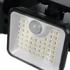 Close-up of a solar-powered LED lamp with a motion sensor. Anteprima dell’immagine prodotto