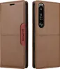 Pouzdro pro Sony Xperia 1 III, kožené flipové peněženkové Náhled obrázku produktu 2