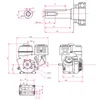 EBERTH 15 PS 11,03 kW Benzinmotor mit 25 mm Ø Welle, Produktbild-Vorschau 5