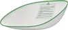 A white and green pet litter box liner with a patterned interior and text instructions. Anteprima dell’immagine prodotto