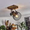 Cotes »Cotes« Deckenlampe, Holz/Metall, Braun/Schwarz, Produktbild-Vorschau 10