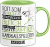 Handballspielerin Geschenk Becher Tasse Gott Schuf Alle Produktbild-Vorschau 1