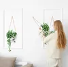 Relaxdays Wandvase 3er Set, Hängetopf innen, mit Schnur zum Produktbild-Vorschau 2