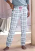 Vivance Dreams Pyjamahose grau-rosa-kariert Größe 40/42 Produktbild-Vorschau 4