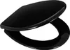 Calmwaters® Premium Toilettendeckel Schwarz einfache Produktbild-Vorschau 12
