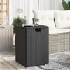 vidaXL Propan-Tank-Verstecktisch Schwarz 40x40x60 cm Poly Produktbild-Vorschau 2
