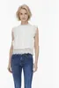 Ärmellose Spitzen Bluse Sleeveless Shirt Stehkragen Top Produktbild-Vorschau 1