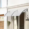 UISEBRT 200*100cm šedá střešní stříška na dveře a balkony Náhled obrázku produktu 9