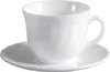 Filiżanka do kawy ze spodkiem Trianon 220 ml biała Podgląd zdjęcia produktu 2