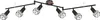 Globo Lighting Deckenleuchte Metall schwarz, 6x E14 Produktbild-Vorschau 7