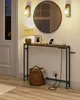 Rozkládací stolek VASAGLE, předsíňový stolek, úzký design, Náhled obrázku produktu 3