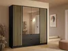 Masseno Drehtürenschrank SATREN 200/200,5/54,5cm 4-türig Produktbild-Vorschau 2