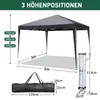 FCH Faltpavillon 3x3 m Gartenpavillon mit 4 Seitenteilen, Produktbild-Vorschau 7
