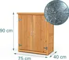 Relaxdays Pflanztisch mit Unterschrank, Holz, verzinkte Produktbild-Vorschau 4