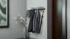 Wandgarderobe mit 9 Garderobenhaken Schwarz Produktbild-Vorschau 6