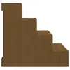 vidaXL Schody pro domácí mazlíčky Honey Brown 40x49x47 cm Náhled obrázku produktu 5