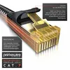 Primewire Flachbandpatchkabel CAT 7 mit Baumwollummantelung Produktbild-Vorschau 4