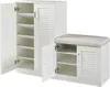 Schuhschrank 'Løten' mit Sitzbank Schuhregal 120 x 36 x 97 Produktbild-Vorschau 5