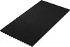 A black acoustic wall panel with a textured surface and a row of small protrusions along one edge, presented on a white background. Náhled obrázku produktu