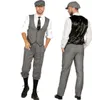 Two views of a man wearing a 1920s-style dandy costume. Produktbild-Vorschau