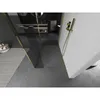 Mexen Kioto Duschwand Walk-in 90 x 75 x 40 cm, transparent, Produktbild-Vorschau 3
