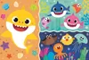 CUBI PUZZLE 15 GIGANTE Baby Shark 42004 Anteprima dell’immagine prodotto 2