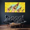 Coloray Bild aus Leinwand 140x70 Leinwand Dekoration - Bier Produktbild-Vorschau 2