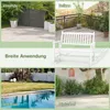 GOPLUS Gartenbank 2 Sitzer, Schaukelbank aus Massivholz bis Produktbild-Vorschau 8