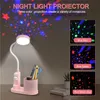 LED Schreibtischlampe, Nachttischlampe mit Stifthalter Produktbild-Vorschau 8