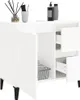 vidaXL Badschrank Weiß 65x33x60 cm Holzwerkstoff Produktbild-Vorschau 4