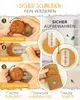 KRUSTENZAUBER Teigmesser mit Holzgriff und 5 Klingen – Produktbild-Vorschau 5