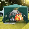 Hebitod 3x3m Garten Pavillon mit Seitenteilen mit Eisenrohr Produktbild-Vorschau 1