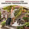 Sekey Klappbar Einkaufstrolley Treppensteiger Aluminium, Produktbild-Vorschau 3
