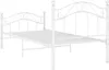 vidaXL Bett Weiß Metall 90x200 cm Produktbild-Vorschau 4