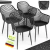 Set di 4 sedie da giardino tillvex® resistenti alle Anteprima dell’immagine prodotto 1