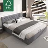 MODFU Hydraulisches Boxspringbett 140x200cm mit Bettkasten, Produktbild-Vorschau 5