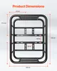 SucceBuy portabici posteriore con rete 435x330x155 mm Anteprima dell’immagine prodotto 6