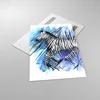 Bilder auf glas - Einteilig - Zebra Streifen Tierwelt Pelz Produktbild-Vorschau 2